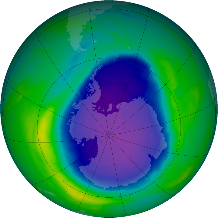Ozone Map 1990-10-05